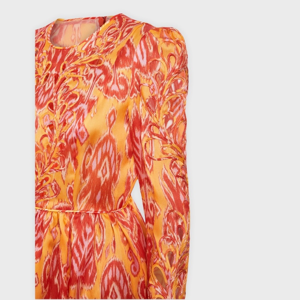 ZIMMERMANN
Brightside Rouleaux cutout embroidered silk-organza mini dress - Picture 5 of 7